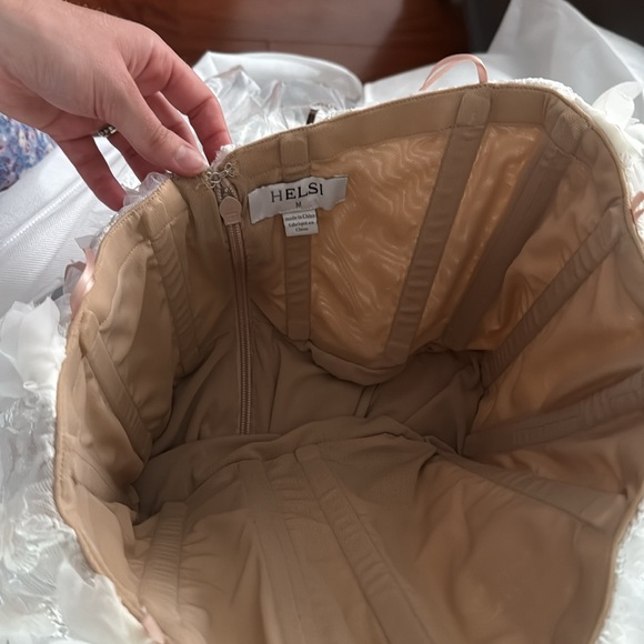 Helsi Athena Strapless Sheer Midi Dress | Medium - Picture 5 of 5